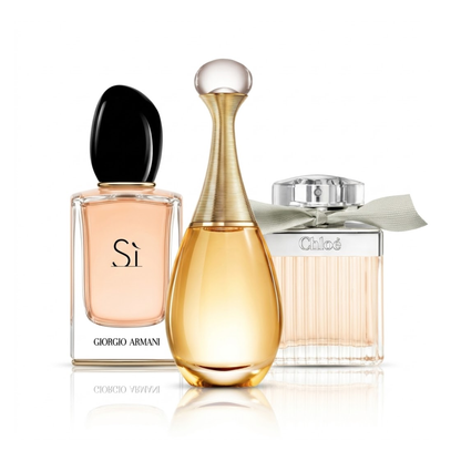 3 Parfüm Készlet | Armani Sì, Dior J'adore, Chloé EDP 100 ml
